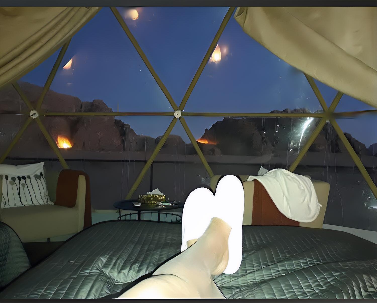 Bed and Breakfast Titanic Camp à Wadi Rum Extérieur photo